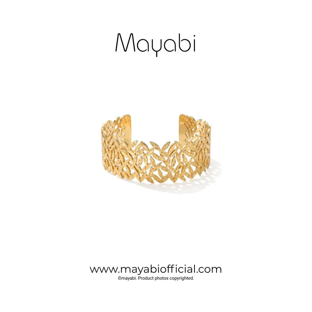 Mayabi Tiara 18K Gold Plated Bracelet