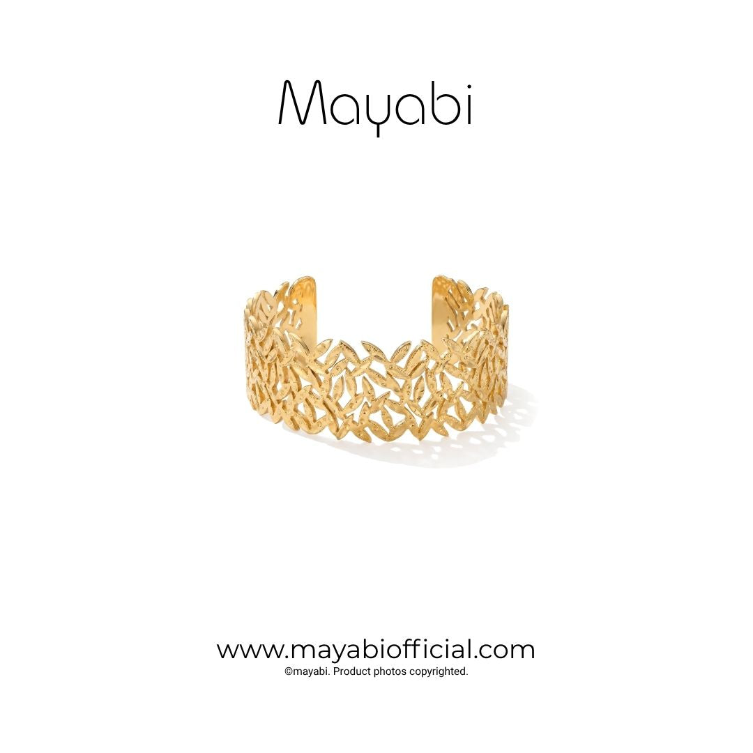 Mayabi Tiara 18K Gold Plated Bracelet