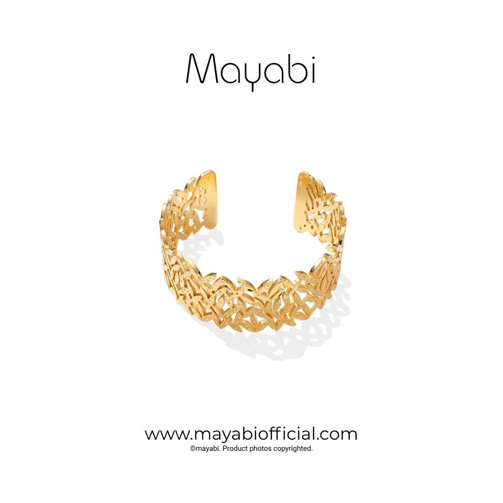 Mayabi Tiara 18K Gold Plated Bracelet
