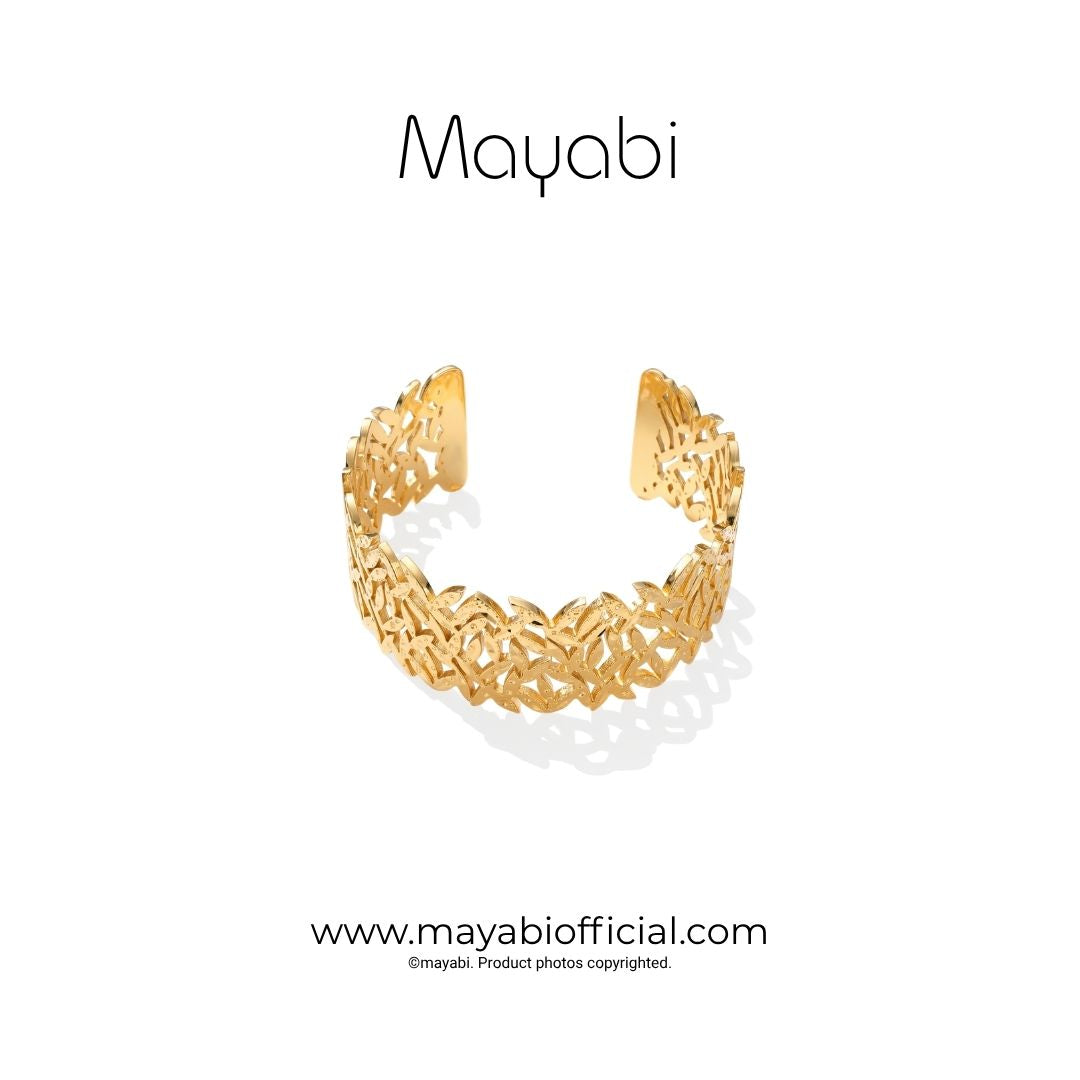 Mayabi Tiara 18K Gold Plated Bracelet