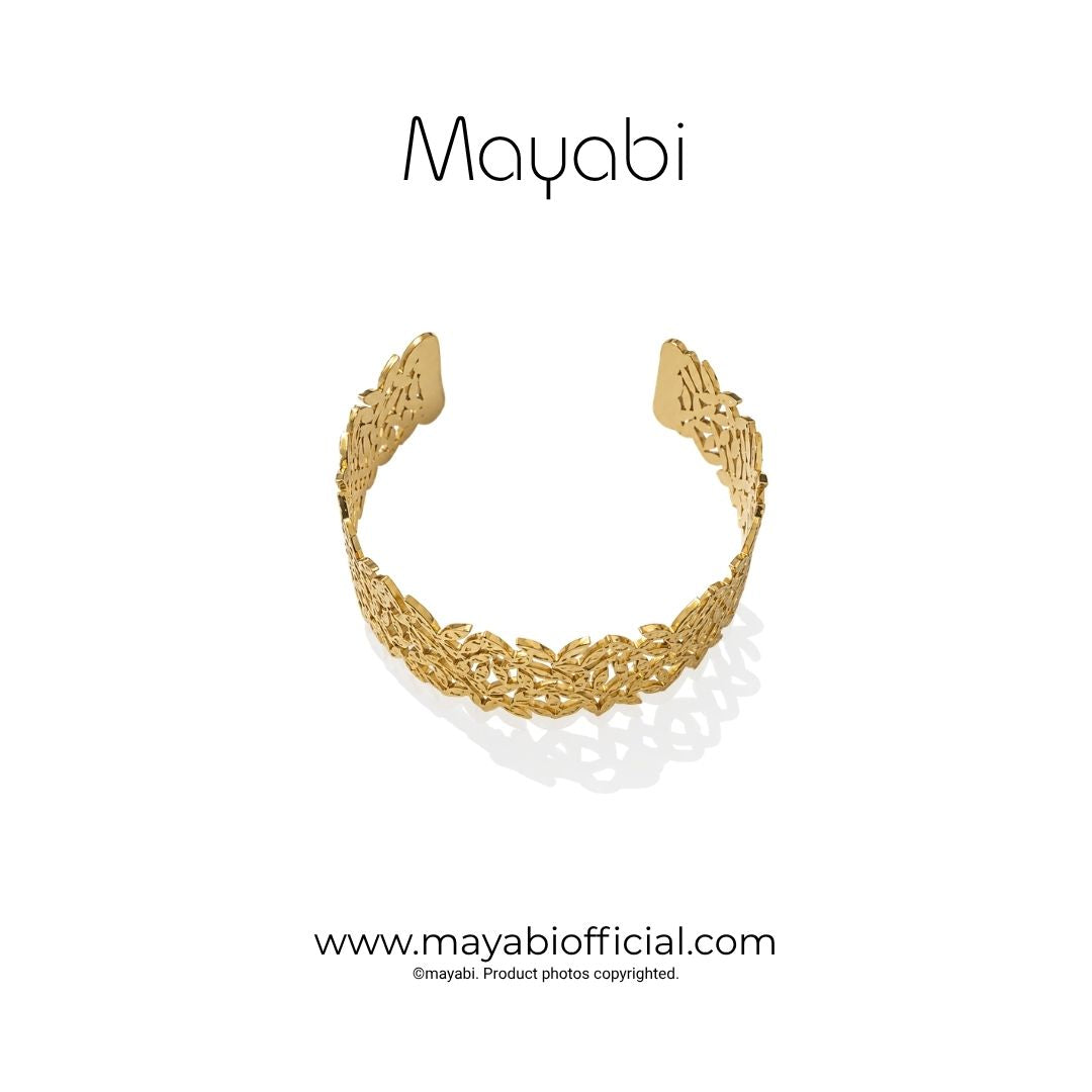 Mayabi Tiara 18K Gold Plated Bracelet