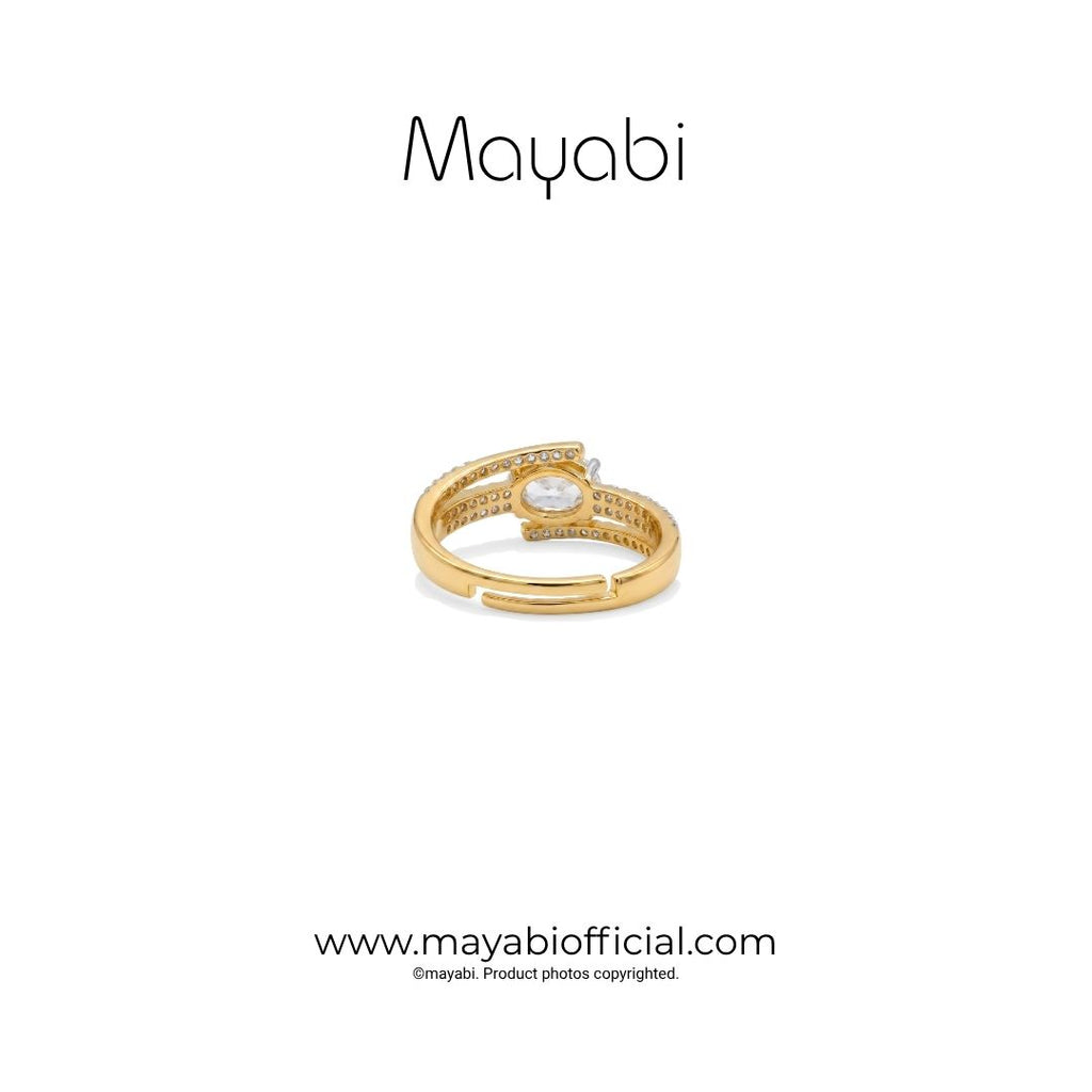 Mayabi Glimmer - 18K Gold Plated Ring