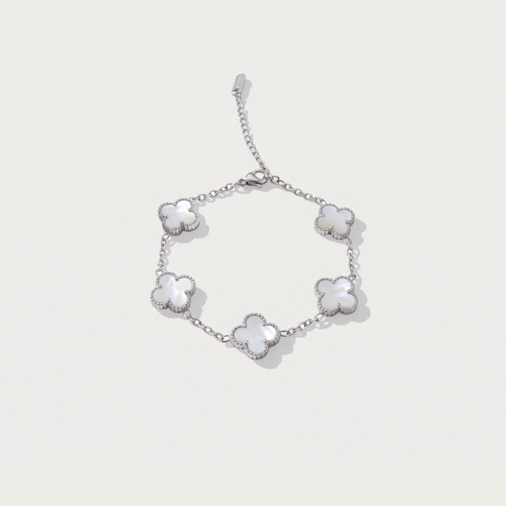 Anthea Ivory Silver – Silver-Tone Chain Bracelet