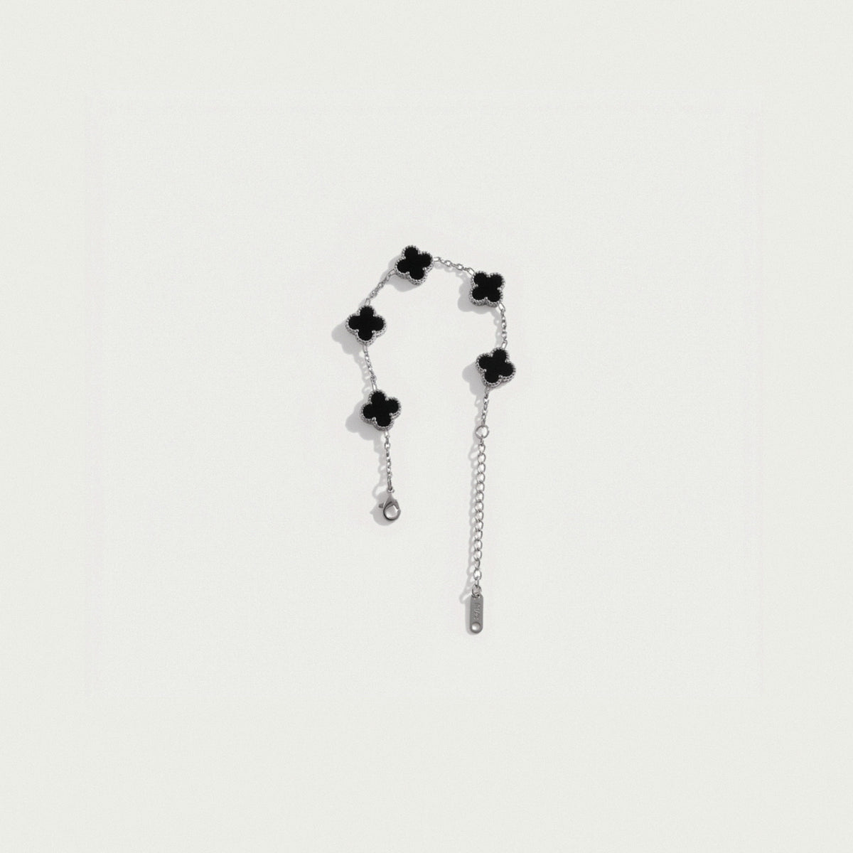 Anthea Onyx Silver – 18k Sterling Silver Bracelet