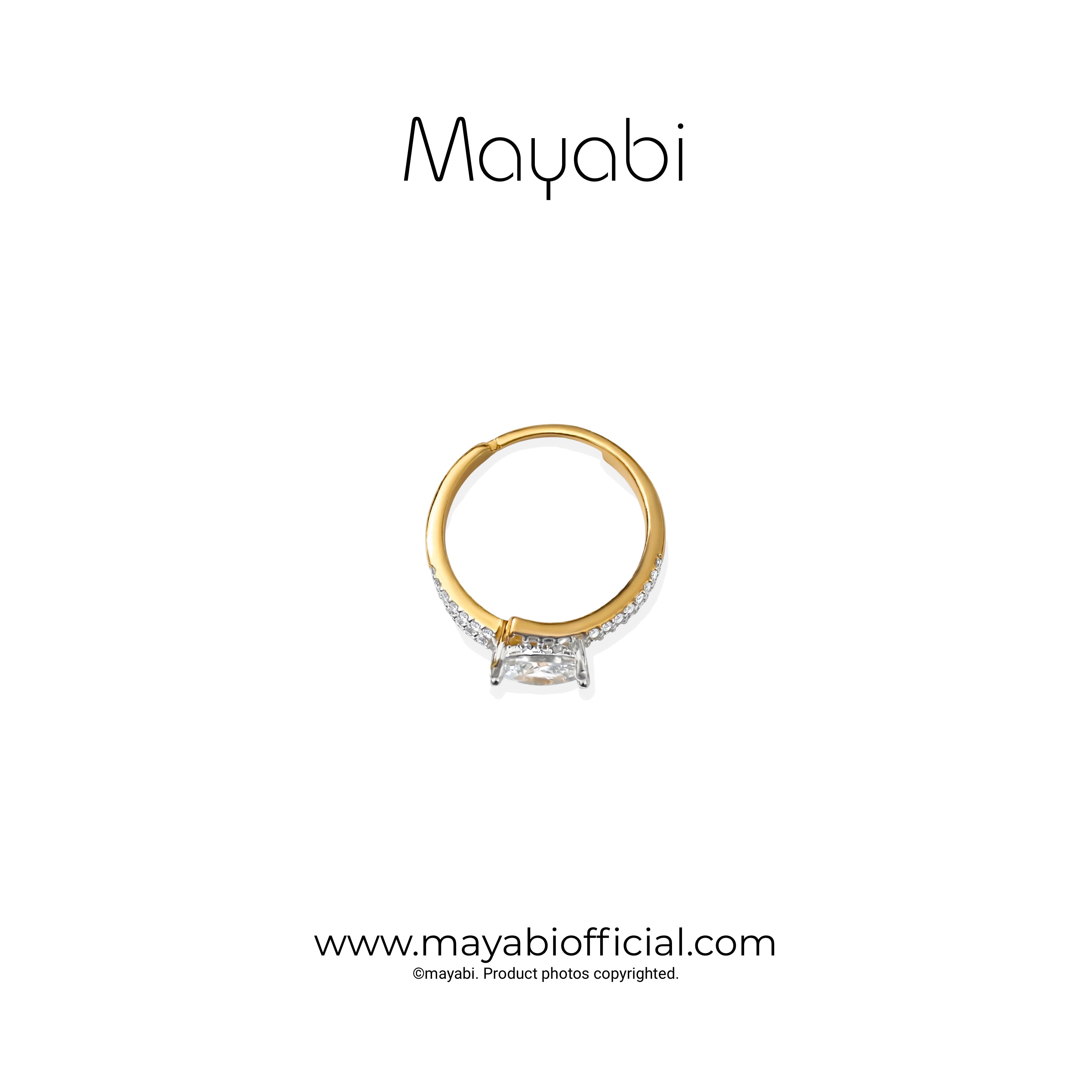 Mayabi Diamante - 18K Gold Plated Ring