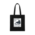 Mayabi Black Cotton Cat Tote