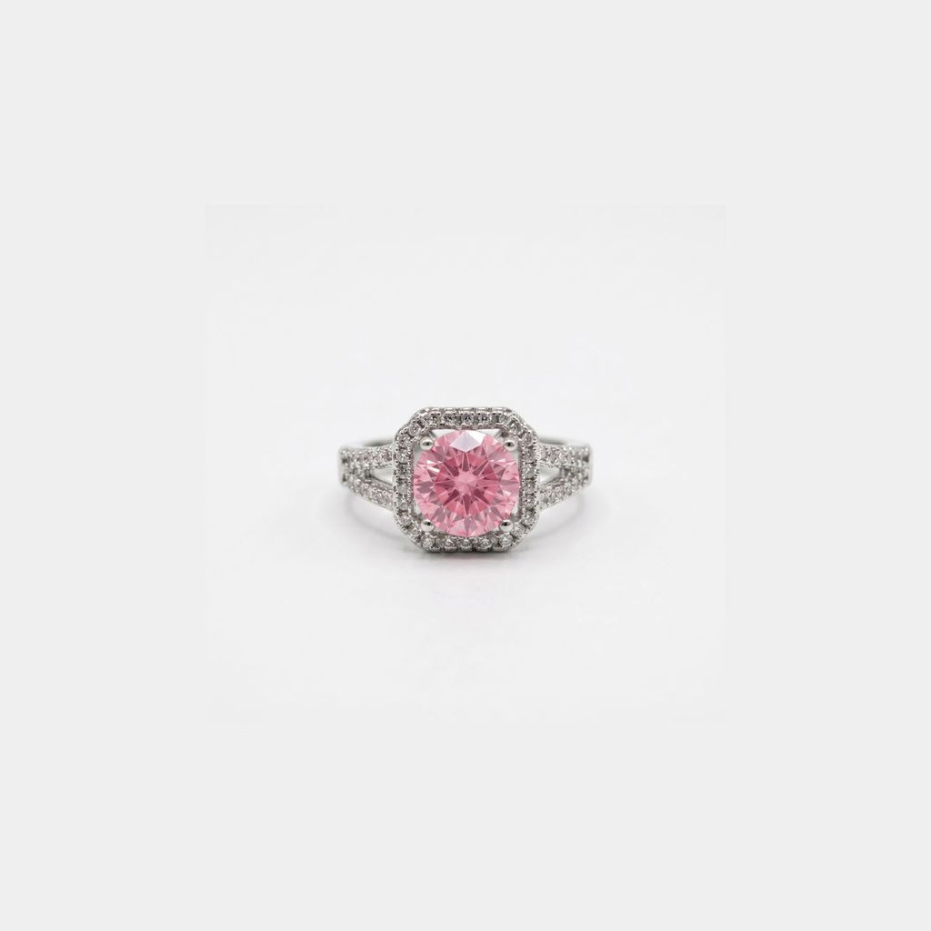 Pink Grace – 18K Silver Toned Ring