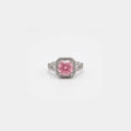 Pink Grace – 18K Silver Toned Ring