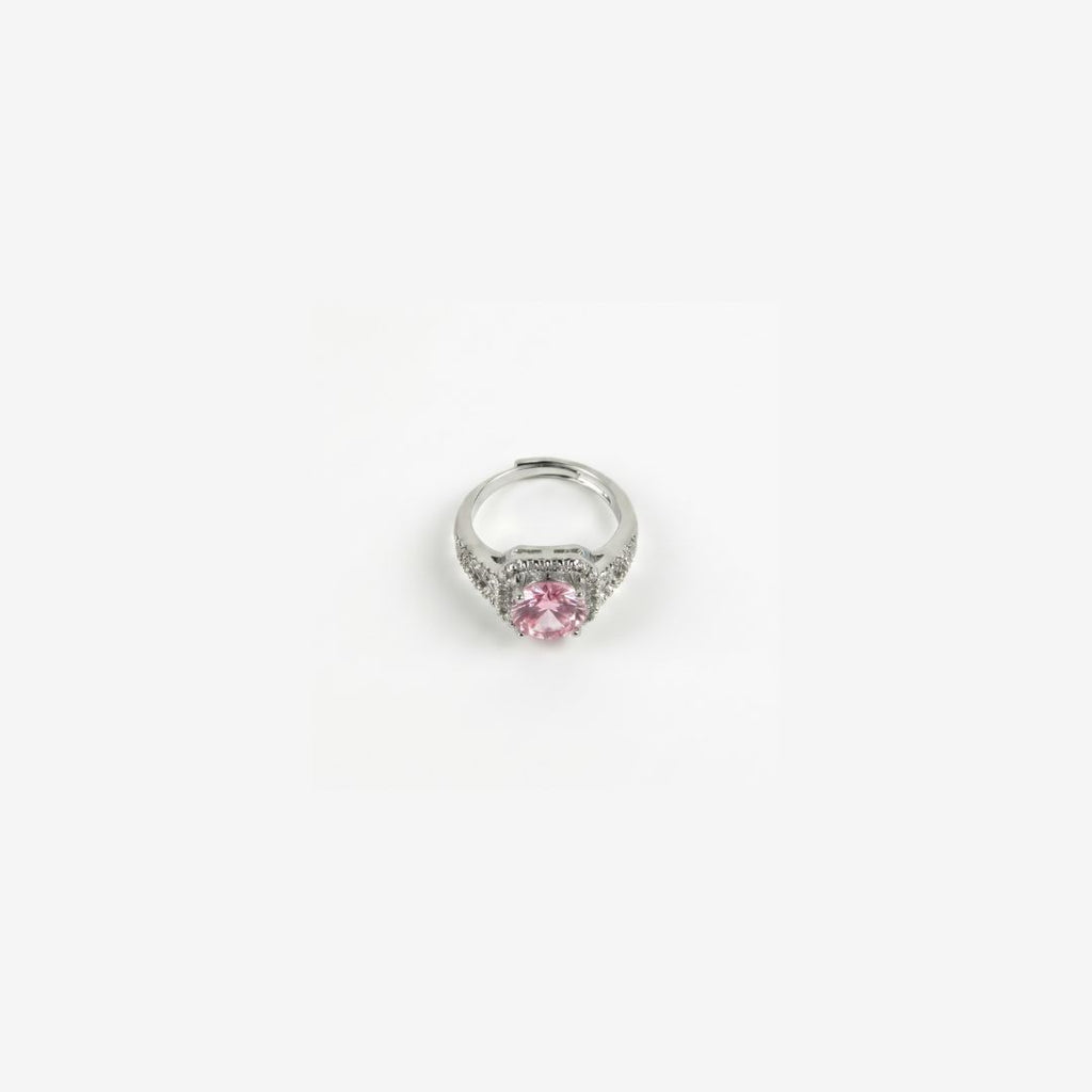 Pink Grace – 18K Silver Toned Ring
