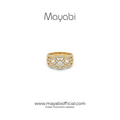 Mayabi Royal Braid - 18K Gold Plated Ring