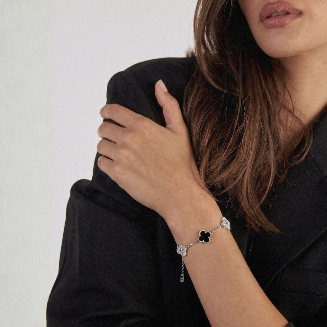 Mayabi Antique Charm – Silver Bracelet
