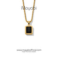 Mayabi Autumn Jasper Pendant With Chain