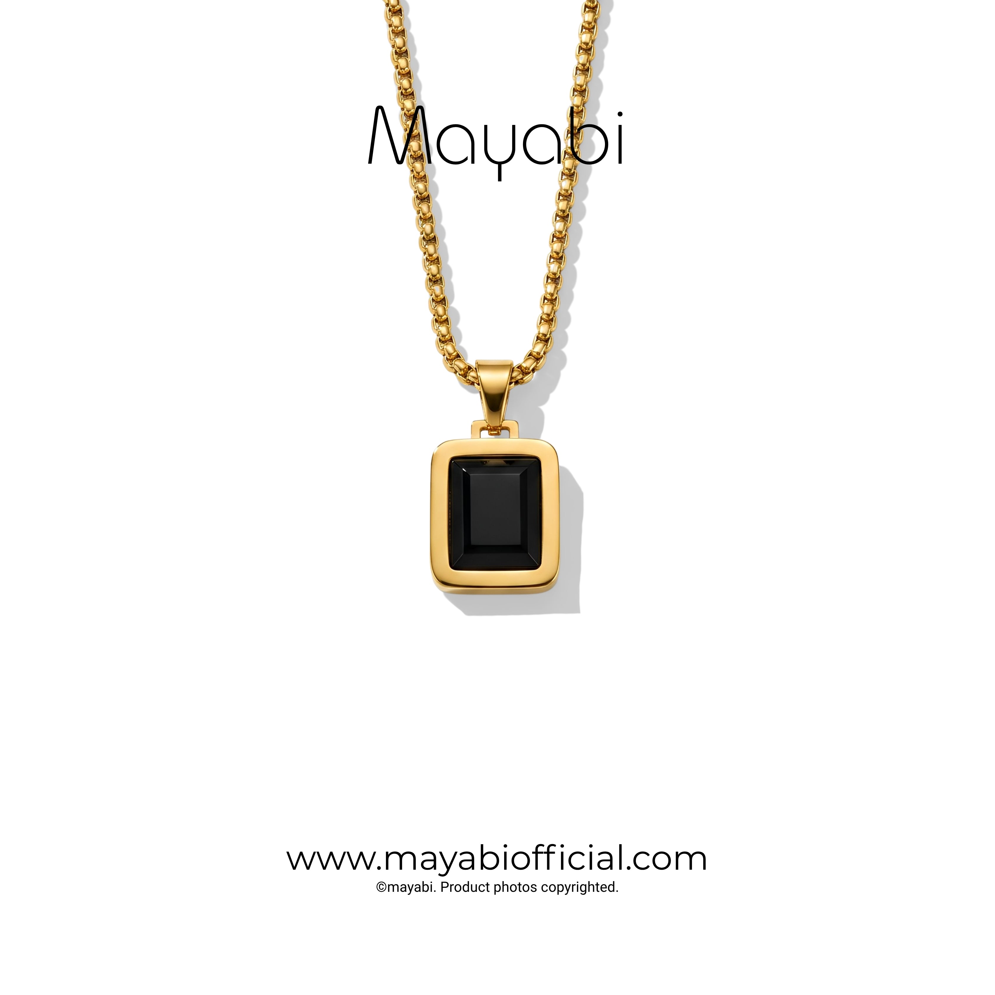 Mayabi Autumn Jasper Pendant With Chain