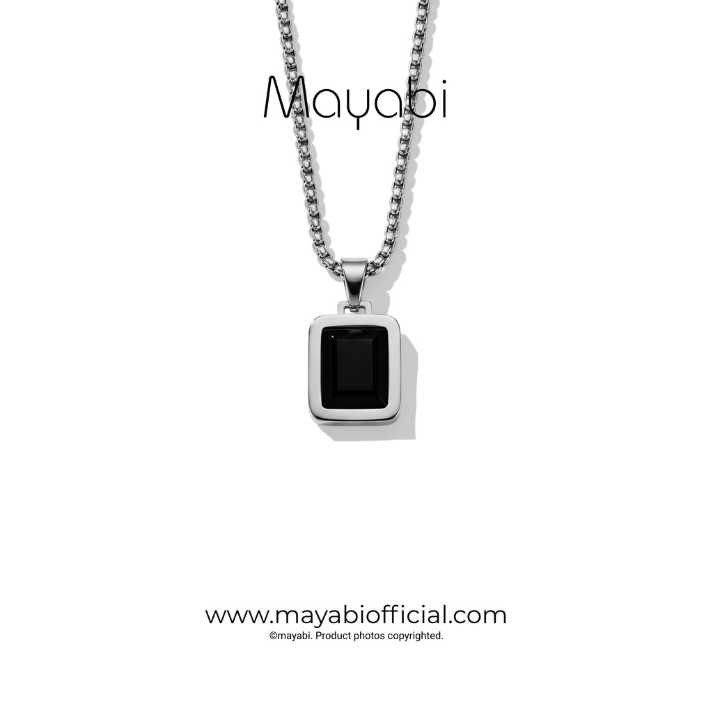 Mayabi Autumn Jasper Pendant With Chain
