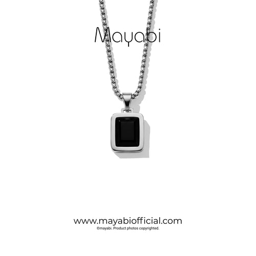 Mayabi Autumn Jasper Pendant With Chain
