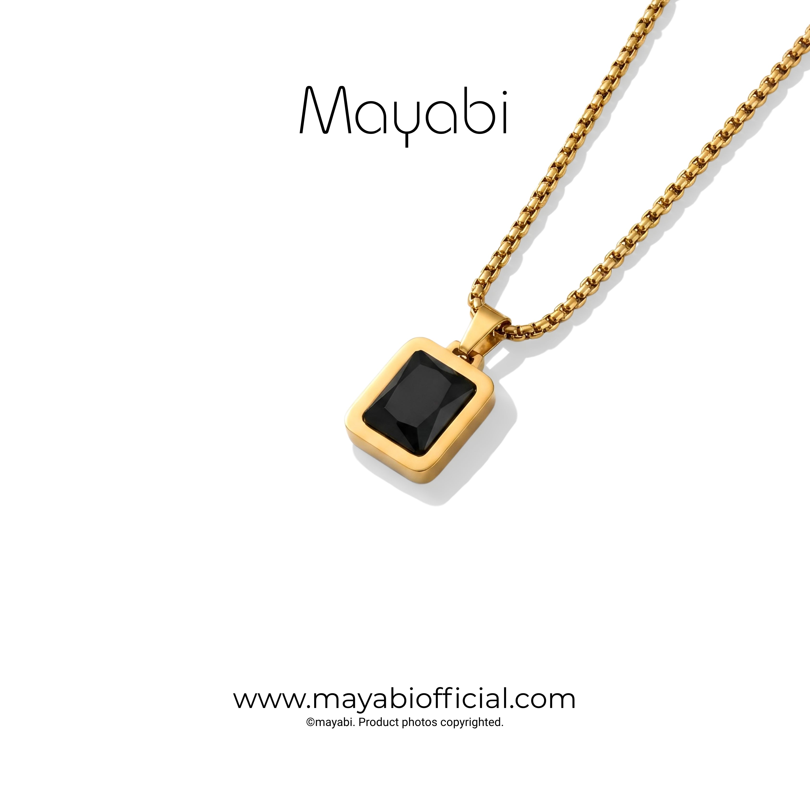 Mayabi Autumn Jasper Pendant With Chain