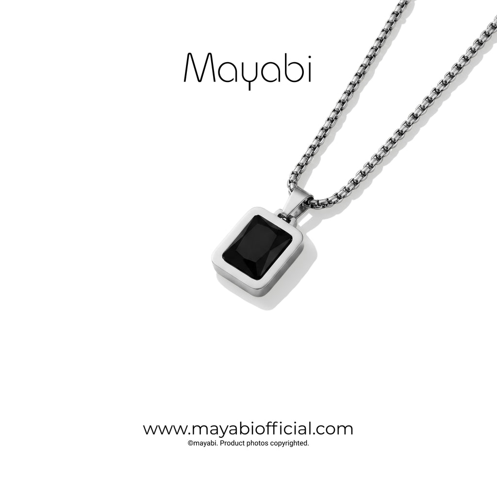 Mayabi Autumn Jasper Pendant With Chain