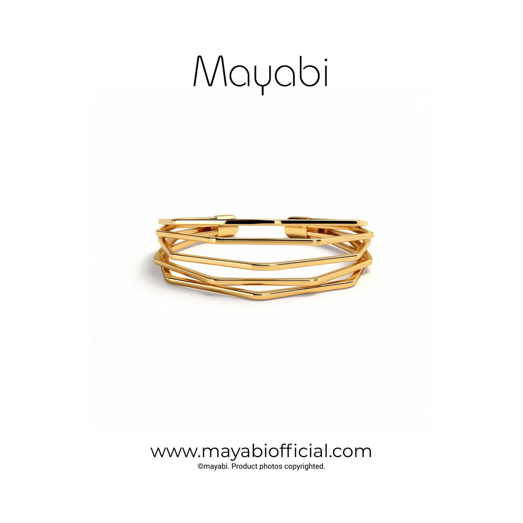 Mayabi Axis - 18K Gold Plated Bracelet