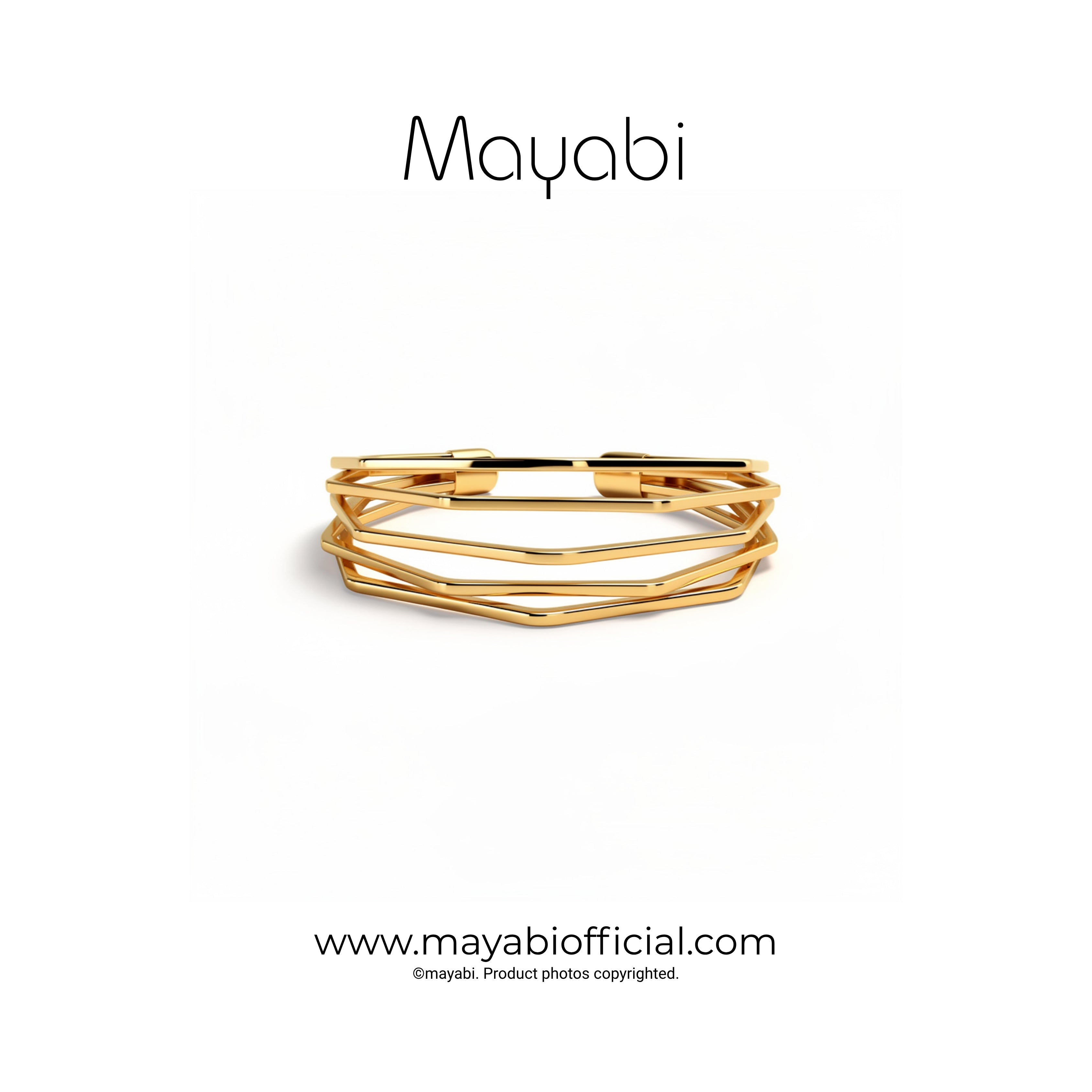 Mayabi Axis - 18K Gold Plated Bracelet