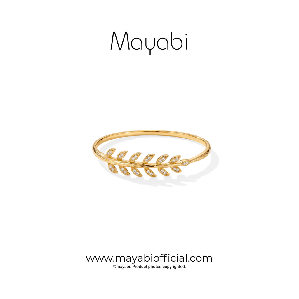 Mayabi Xyla - 18K Gold Plated Bangle