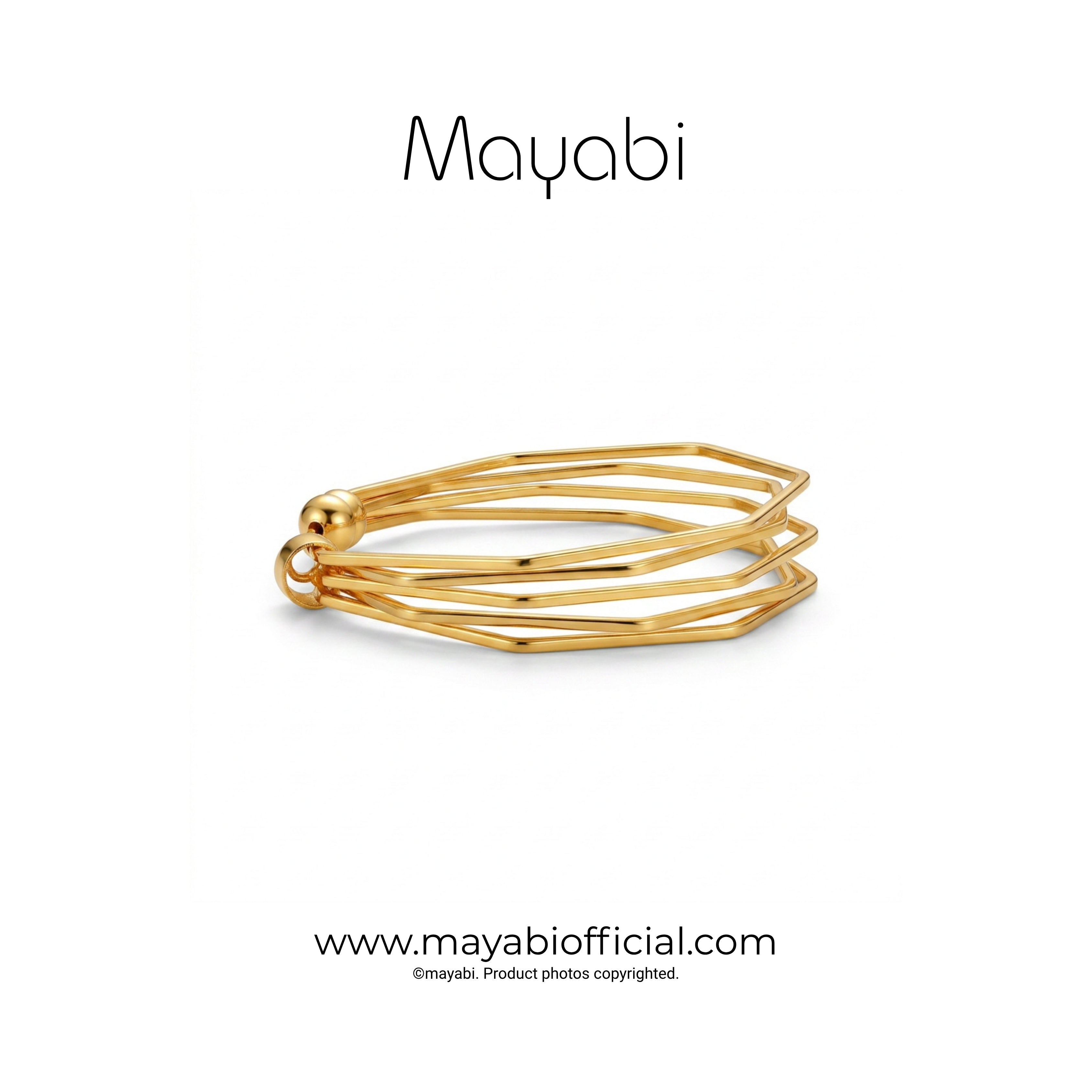 Mayabi Axis - 18K Gold Plated Bracelet