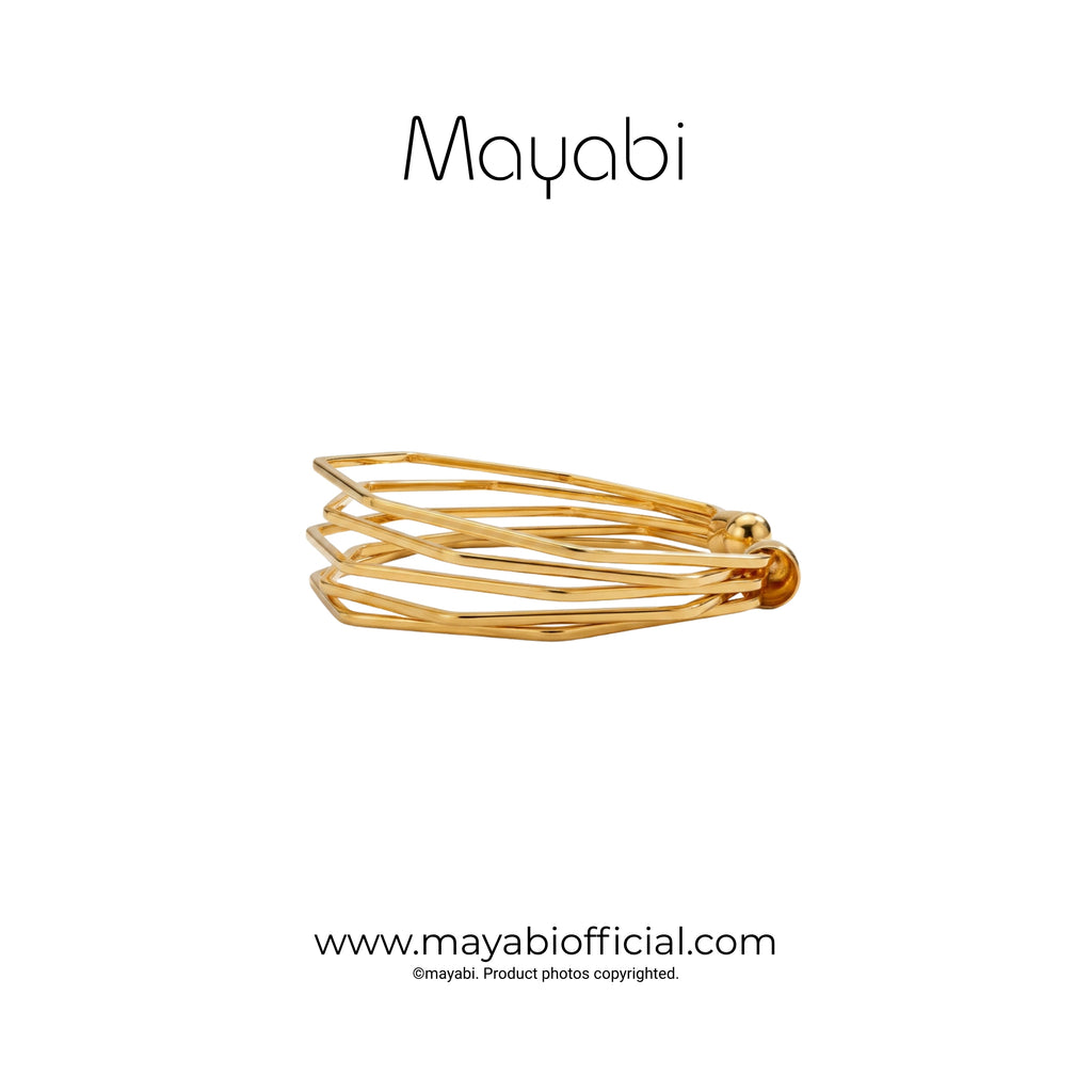 Mayabi Axis - 18K Gold Plated Bracelet
