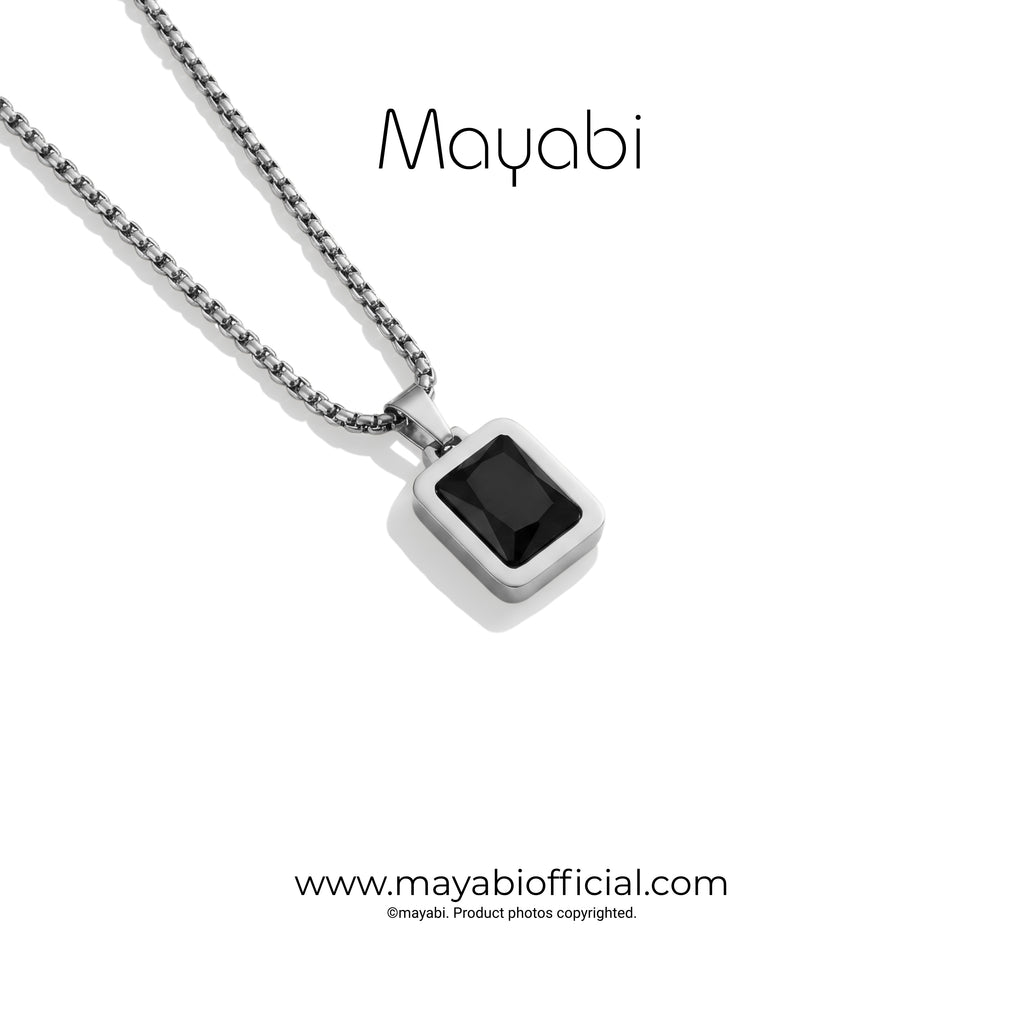 Mayabi Autumn Jasper Pendant With Chain