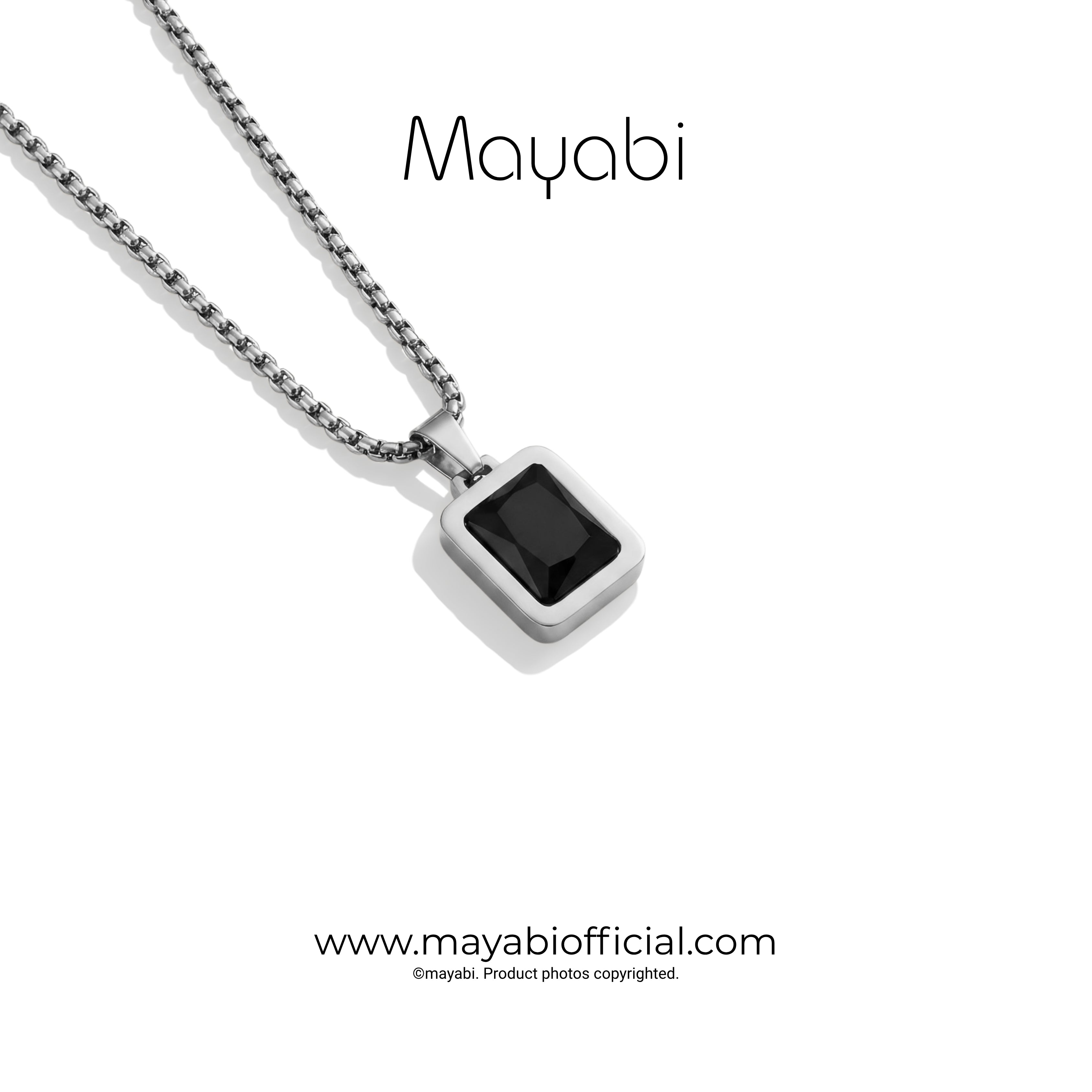 Mayabi Autumn Jasper Pendant With Chain