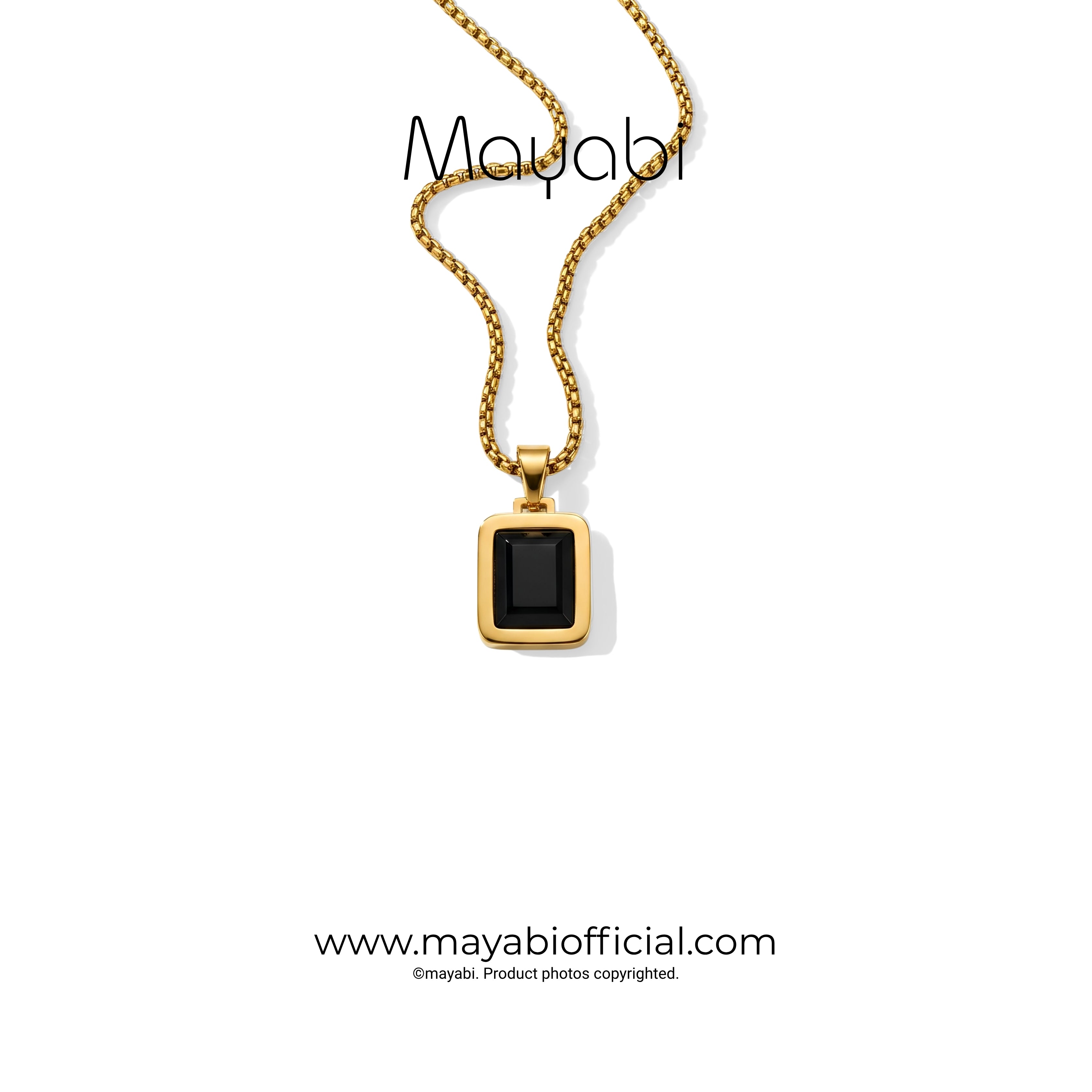 Mayabi Autumn Jasper Pendant With Chain