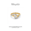 Mayabi Celeste Solitaire - 18K Gold Plated Ring