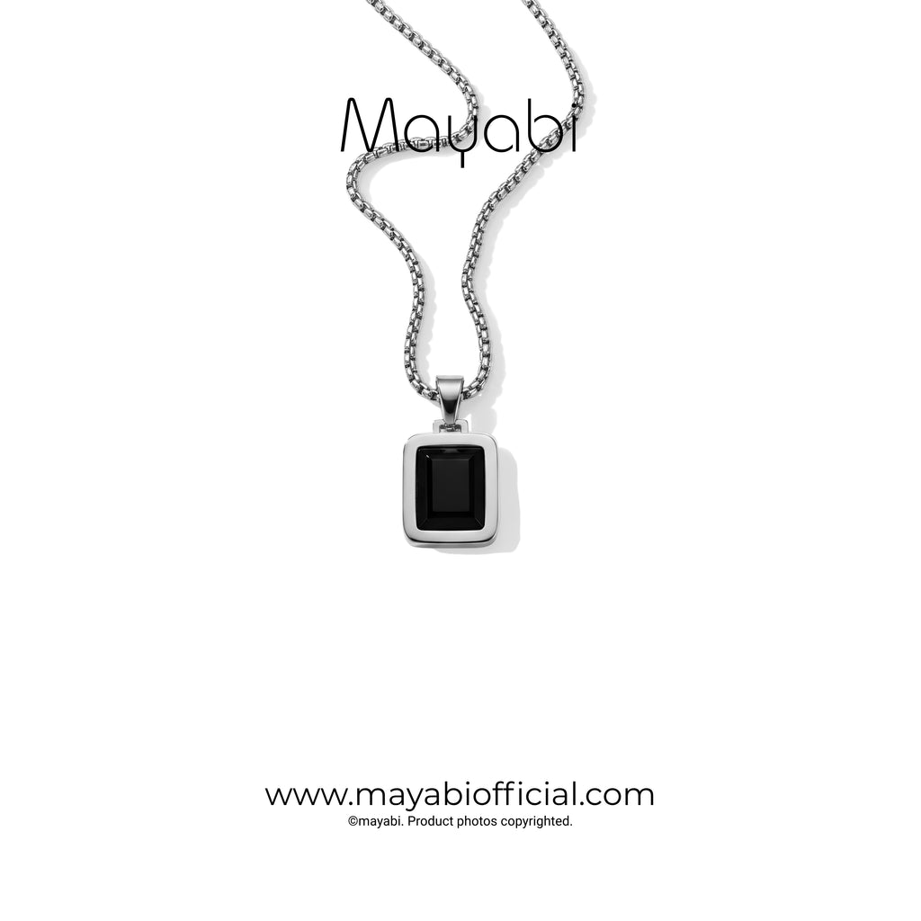 Mayabi Autumn Jasper Pendant With Chain