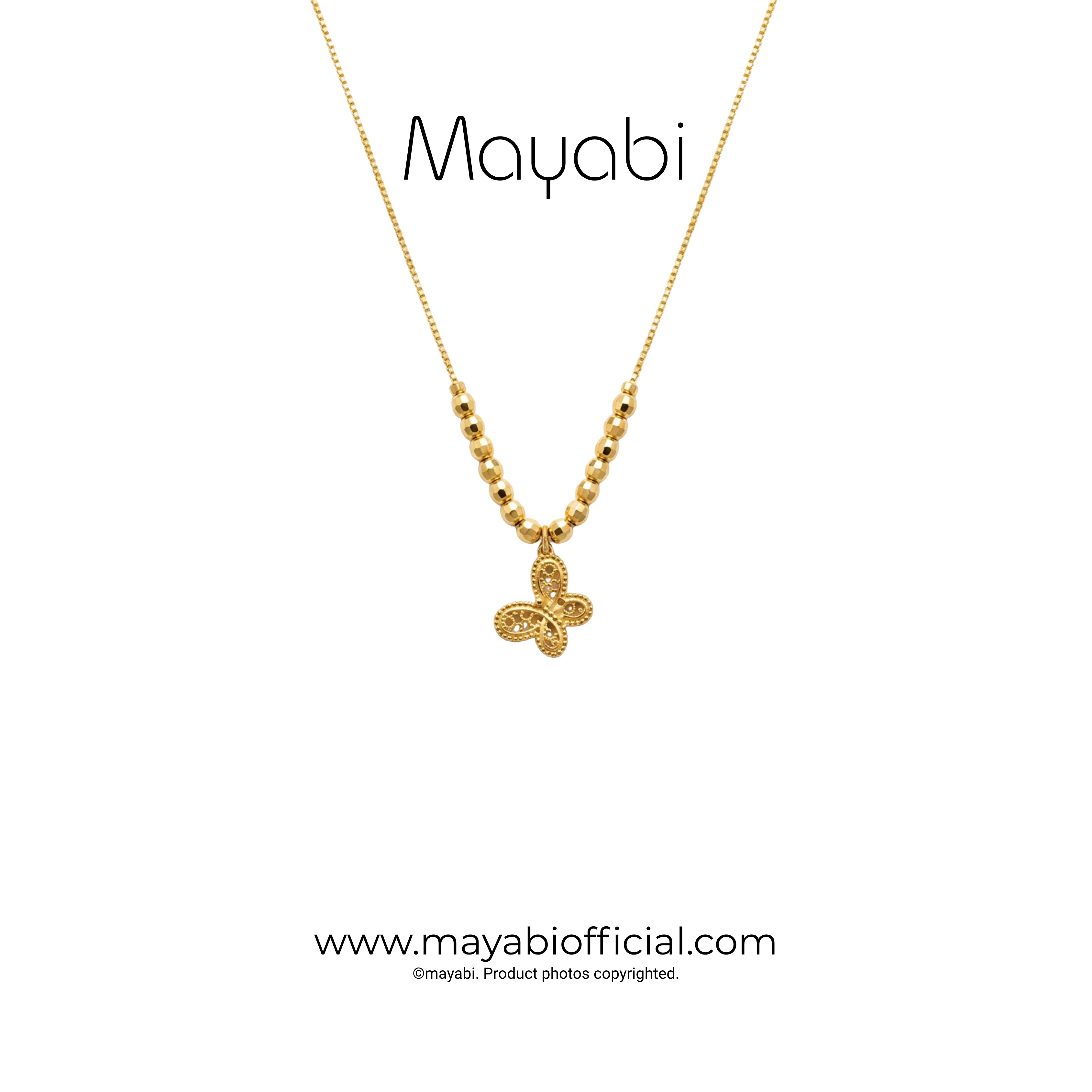 Mayabi Monarch - 18K Gold Plated Necklace