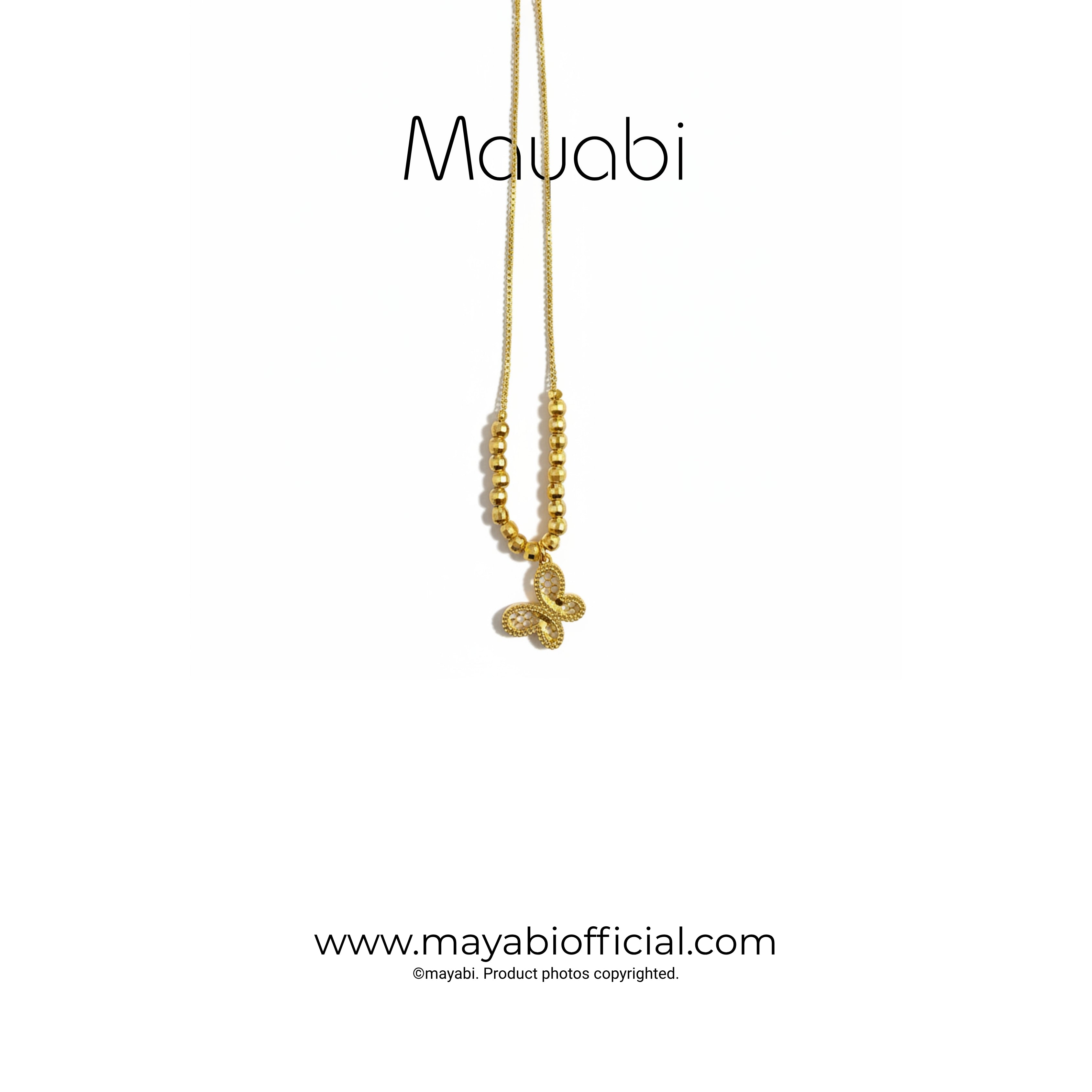 Mayabi Monarch - 18K Gold Plated Necklace