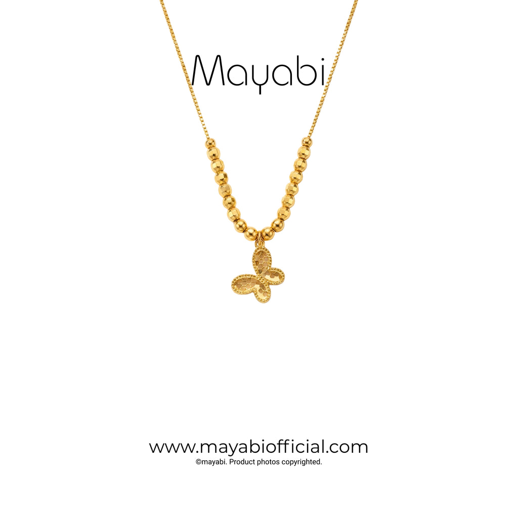 Mayabi Monarch - 18K Gold Plated Necklace