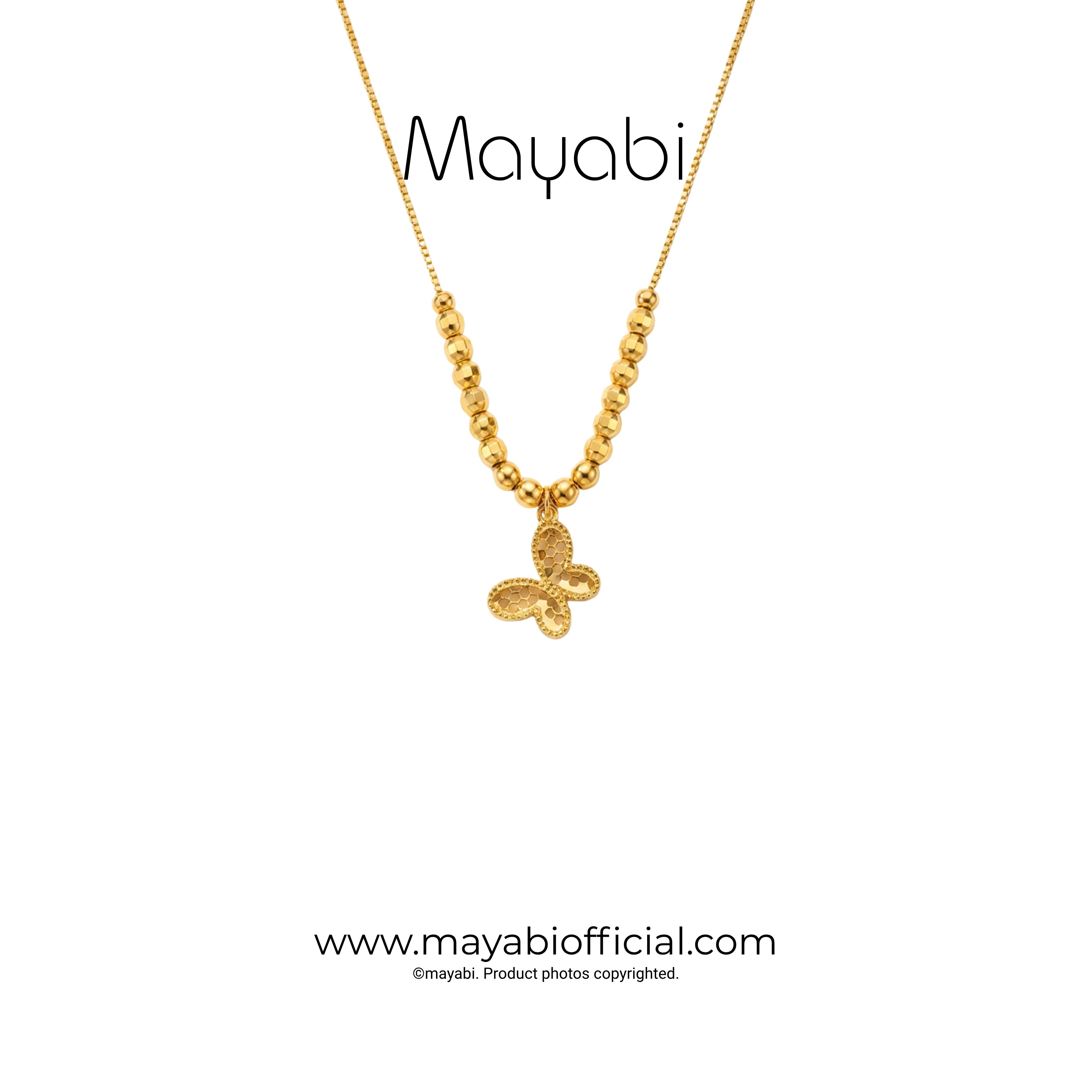 Mayabi Monarch - 18K Gold Plated Necklace