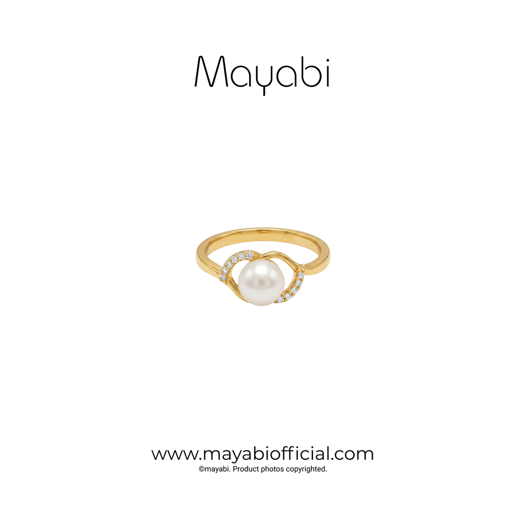 Mayabi Scarlet Crown - 18K Gold Plated Ruby Ring