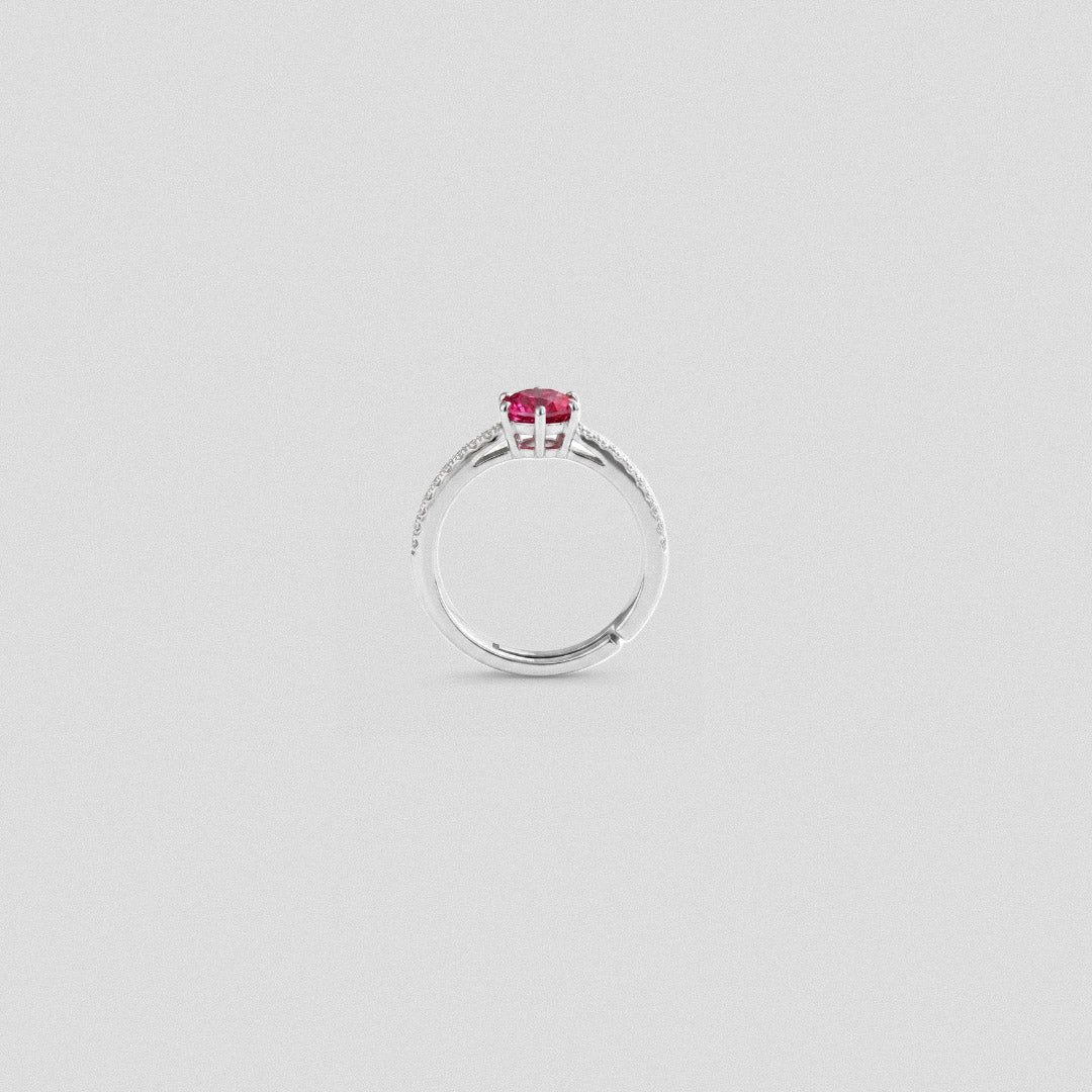 Mayabi Royal Rose – Silver Ring