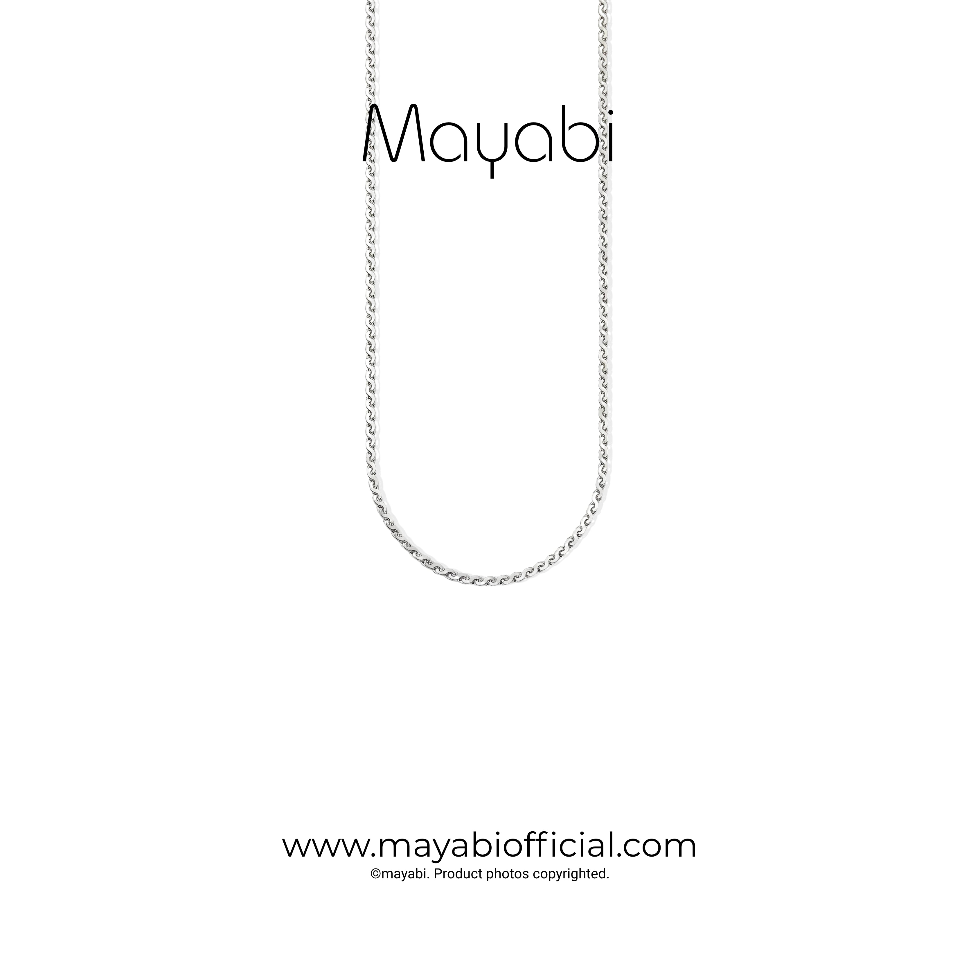 Mayabi Signature Rope  – Silver Chain