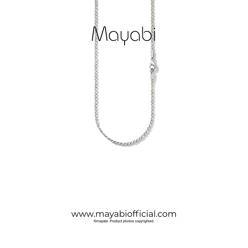 Mayabi Signature Rope  – Silver Chain
