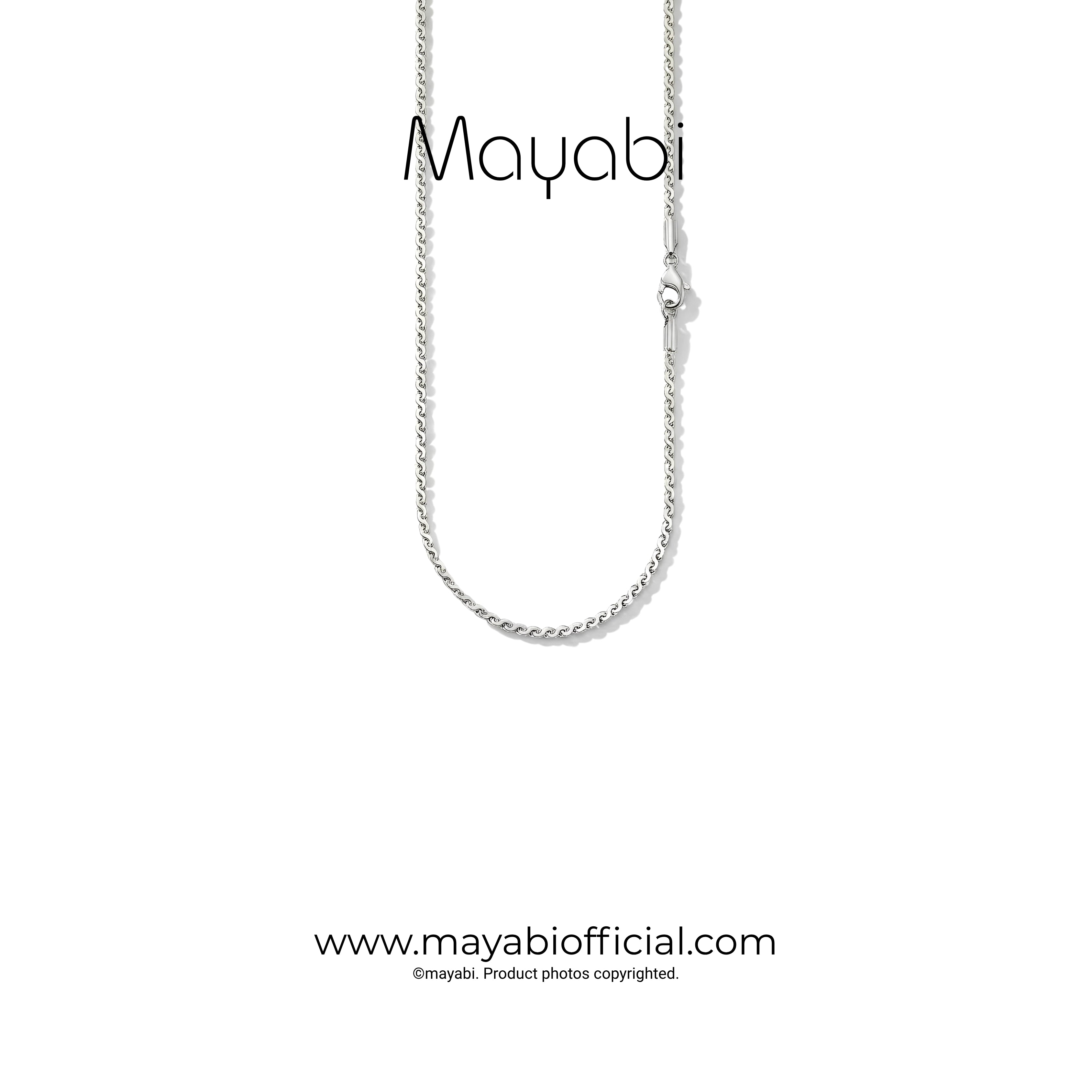 Mayabi Signature Rope  – Silver Chain