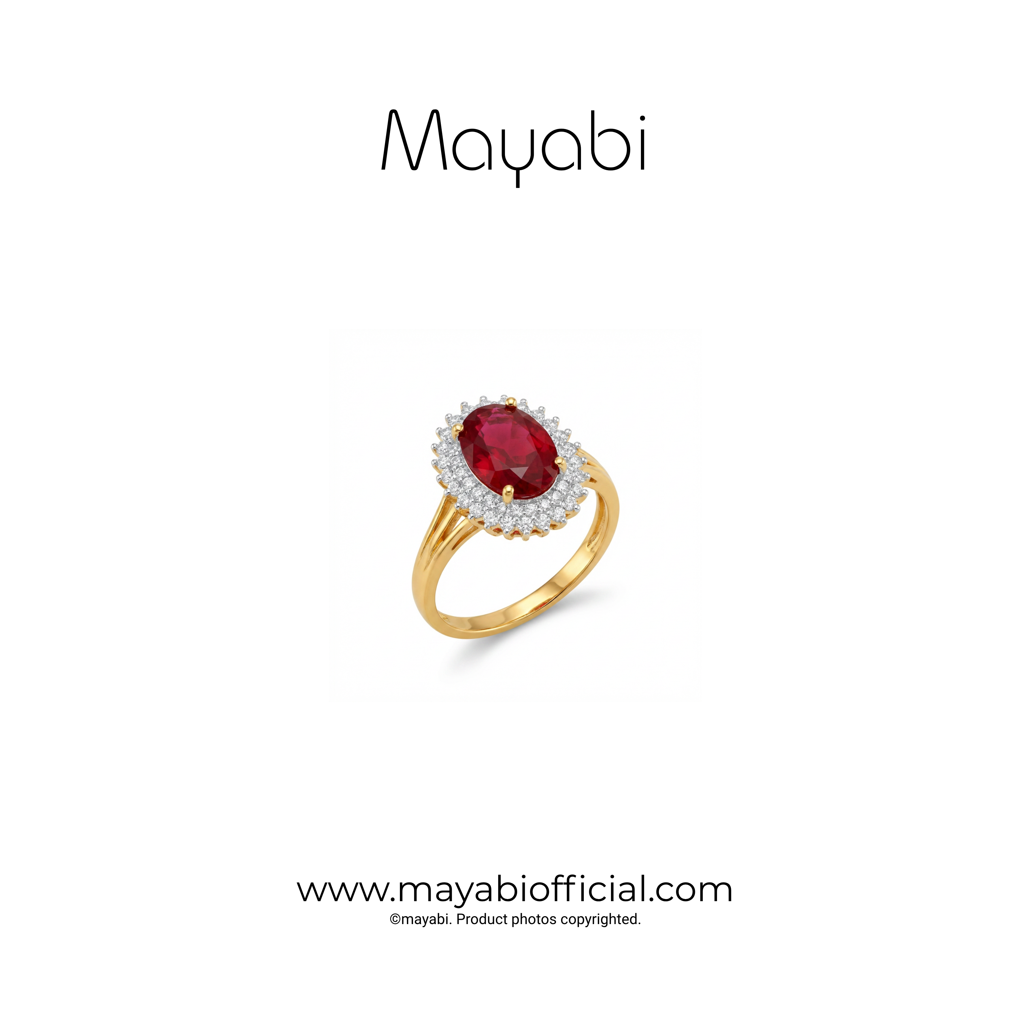 Mayabi Pearl Noir - 18K Gold Plated Ring