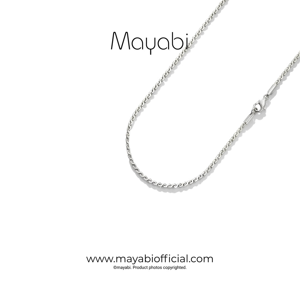Mayabi Signature Rope  – Silver Chain