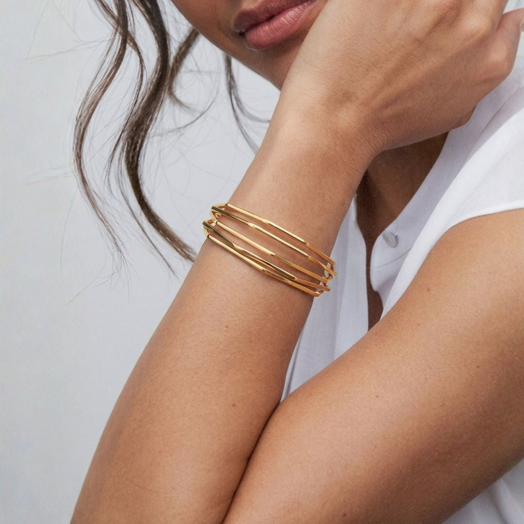 Mayabi Axis - 18K Gold Plated Bracelet