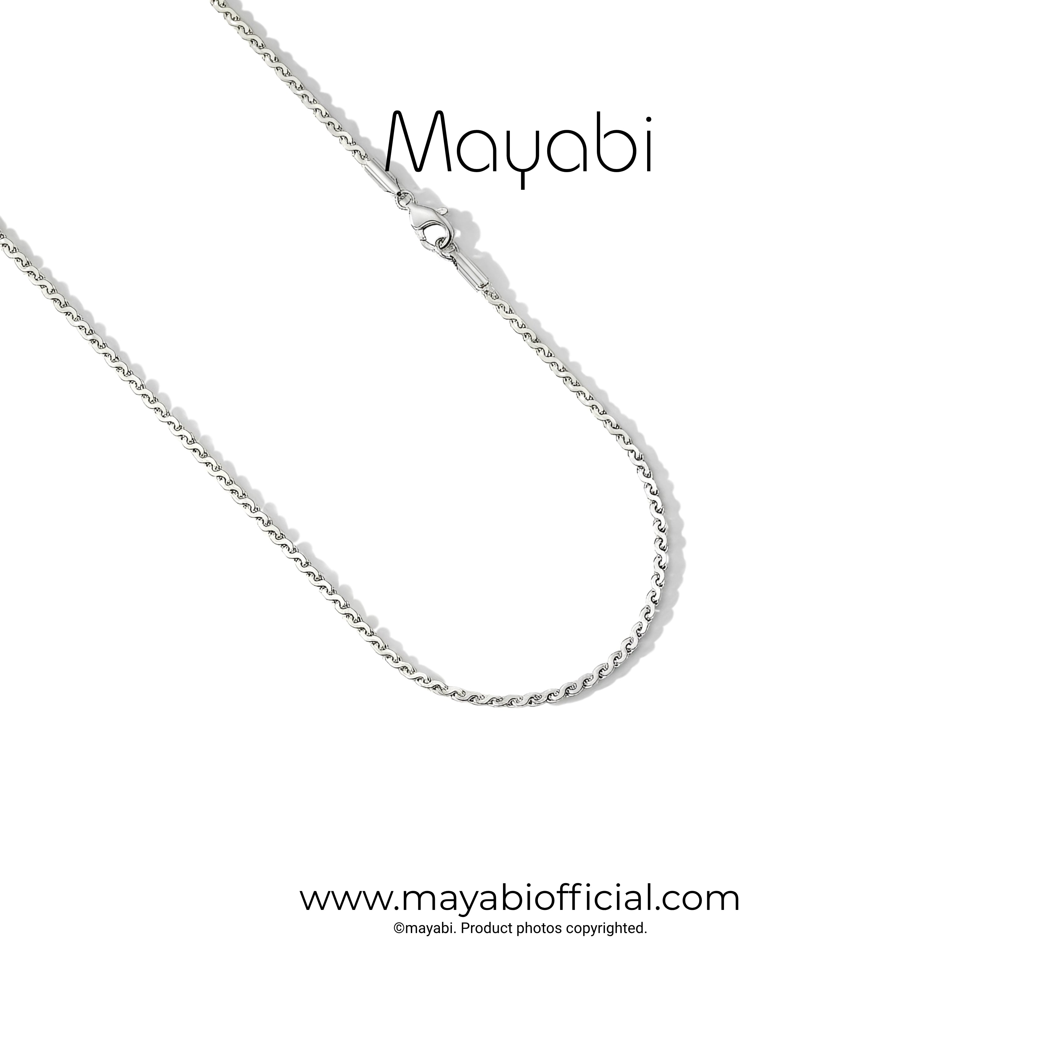 Mayabi Signature Rope  – Silver Chain
