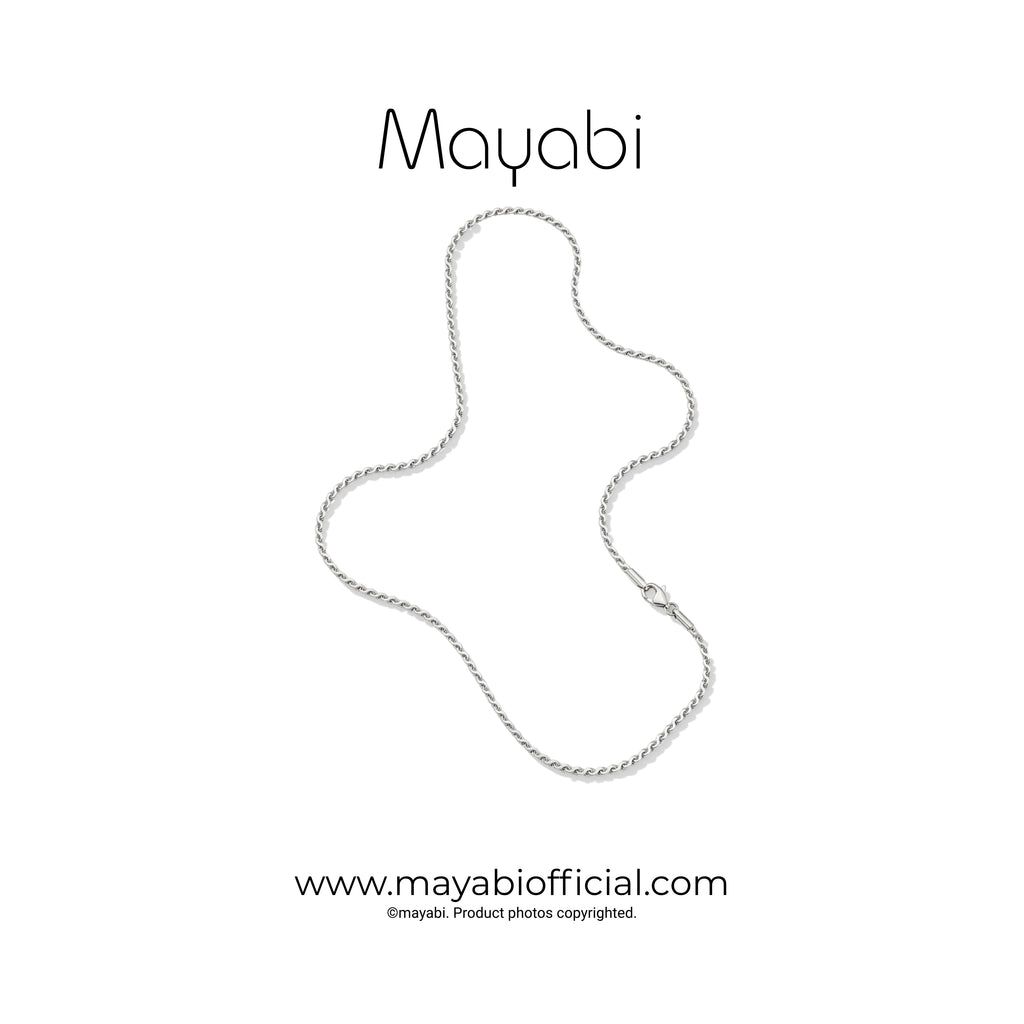Mayabi Signature Rope  – Silver Chain
