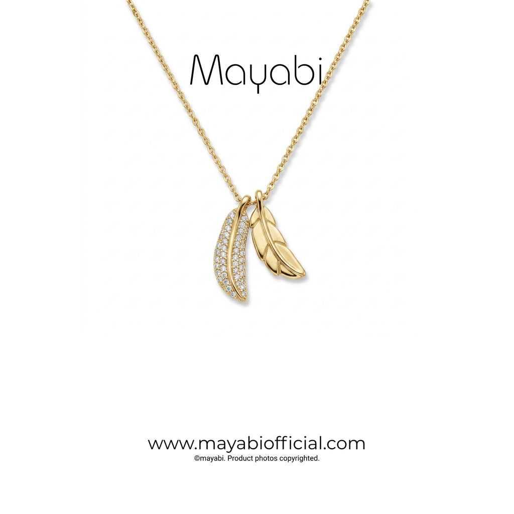 Mayabi Duo - 18K Gold Plated Necklace