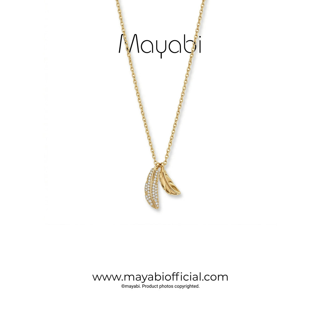 Mayabi Duo - 18K Gold Plated Necklace