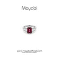 Mayabi Ruby Royal  – Silver Ring