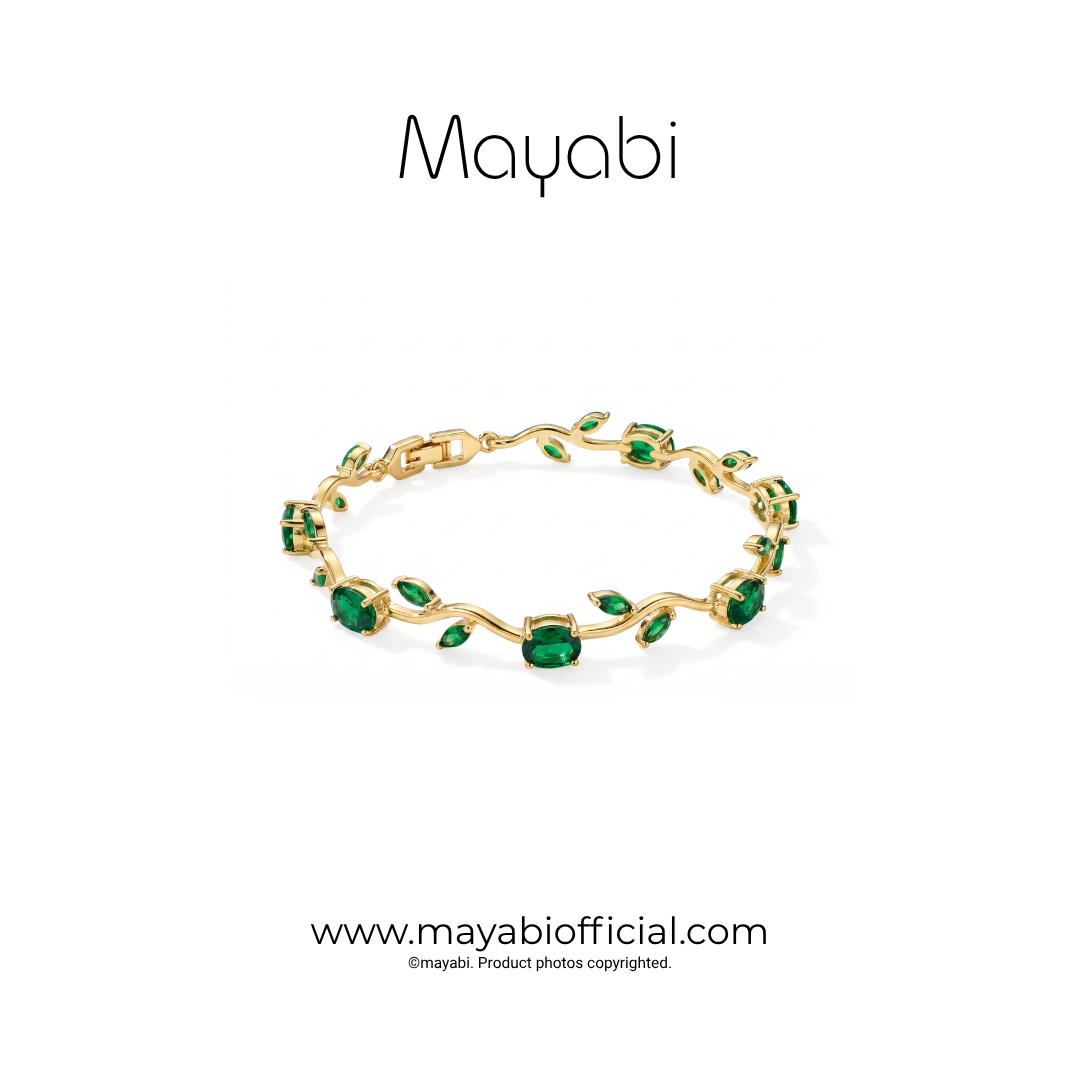 Mayabi Fleur de Vigne - 18K Gold Plated Bracelet