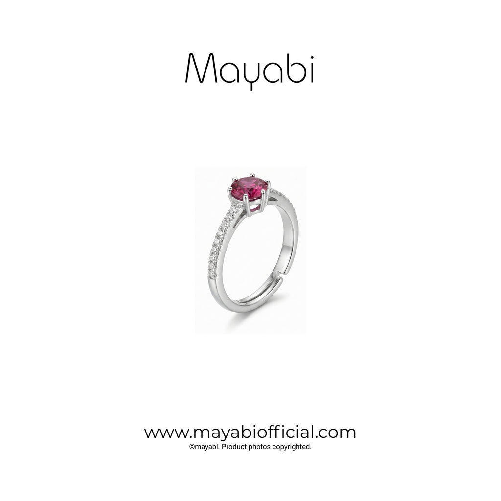 Mayabi Royal Rose – Silver Ring